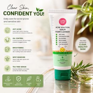 🌿 Cathy Doll Acne Solution Serum Foam Cleanser 🌿